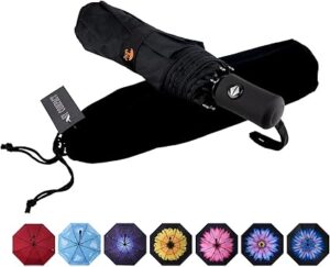 SY COMPACT Travel Umbrella Windproof Automatic