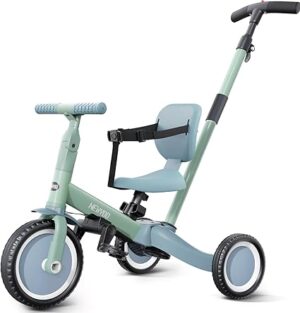 newyoo Toddler Tricycle with Push Handle for 1-3