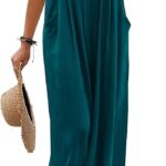 YESNO Women's Summer Casual Overalls Loose Wide