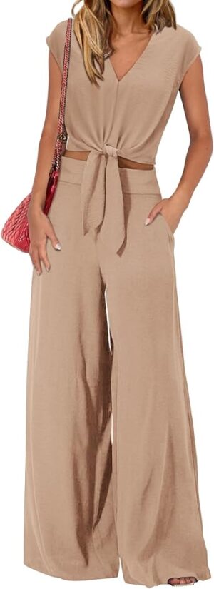 PRETTYGARDEN Women's Summer 2 Piece Outfits 2025