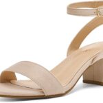 DREAM PAIRS Women's Open Toe Ankle Strap Low