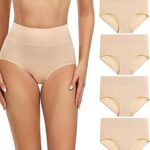 wirarpa Women's Cotton Underwear High Waisted