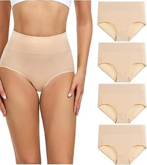 wirarpa Women's Cotton Underwear High Waisted