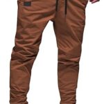 JMIERR Mens Casual Joggers Pants - Cotton