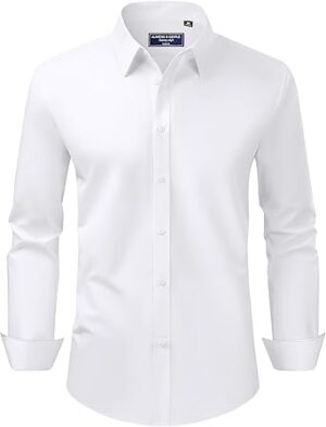 Alimens & Gentle Men's Dress Shirt Regular Fit