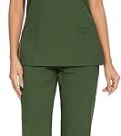 COZYFIT Scrubs for Women Set - Stretch V-Neck