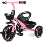 KRIDDO Tricycle for 2-5 Year Olds - Pink Toddler