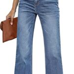 GRAPENT Womens Flare Jeans High Waisted Wide Leg