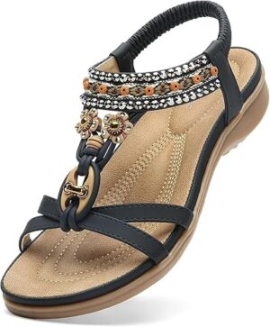 Littleplum Womens Sandals Arch Support Summer