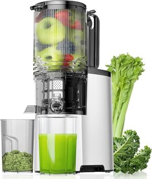 Cold Press Juicer, 5.8" Wide Feed Chute Juice
