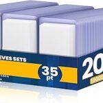 2000 Packs Card Sleeves Top Loads for Cards,3" x