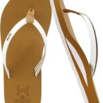 KuaiLu Womens Arch Support Flip Flops Comfortable