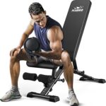 FLYBIRD Weight Bench, Adjustable Strength