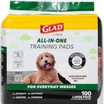 Glad for Pets Black Charcoal Puppy Pads, 23"x23"