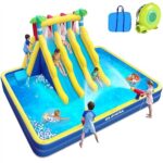 ELEMARA 20.66x16.4FT Inflatable Water Slide for