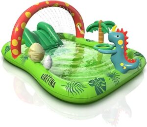 Inflatable Kids Pool, Airefina Dino Planet