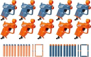 NERF Elite Ace SD-1 Party Pack, 10 Blasters, 20