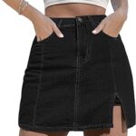 luvamia Skorts Skirts for Women Denim Mini Skirt