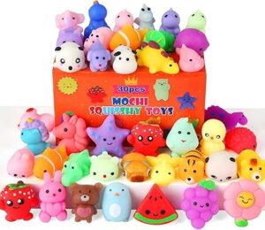 30 Pack Squishy Toys, Kawaii Squishies Party