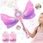 Bubble Wands for Kids Girls - LED Light & Music