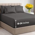 Extra Deep Queen Sheet Set - 6 Piece Breathable &