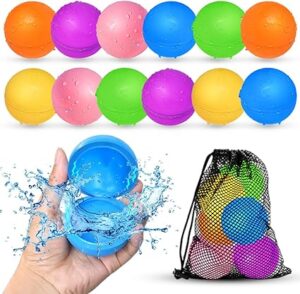 12Pcs Reusable Water Balloons, Pool Beach water