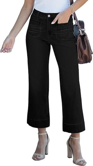 luvamia Wide Leg Jeans for Women Trendy High
