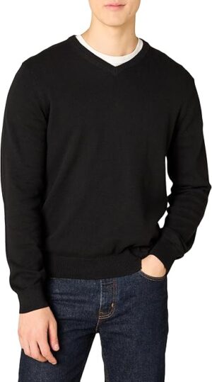 Amazon Essentials Men's V-Neck Sweater (Available