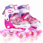 Sowume Adjustable Roller Skates for Girls and