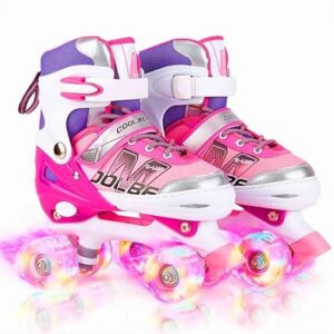 Sowume Adjustable Roller Skates for Girls and