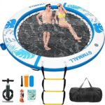 Inflatable Water Hammock Floating Dock 8 FT with
