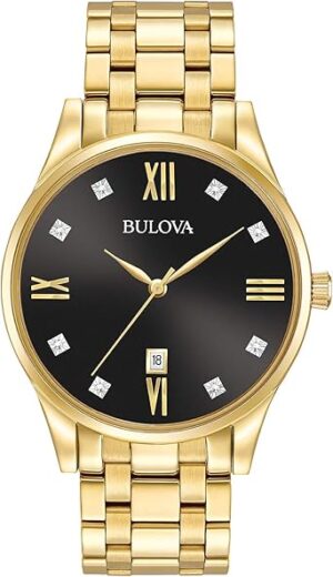 Bulova Men's Classic Stainless Steel Watch with
