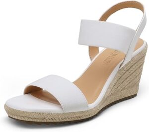 DREAM PAIRS Womens Open Toe Espadrilles Dressy