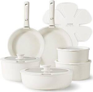 CAROTE 17pcs Pots and Pans Set, Nonstick Cookware