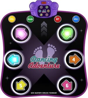 Flooyes Dance Mat Toys for 3-12 Year Old Kids,