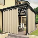 BONZER Waterproof Indoor/Outdoor Curtains for