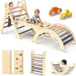 BlueWood Pikler Triangle Set 7in1 Foldable Baby