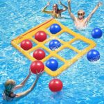 Pool Toys Games Set- Tic-Tac-Toe Inflatable Pool