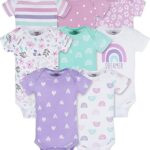 Onesies Brand baby-girls 8-pack Short Sleeve Mix