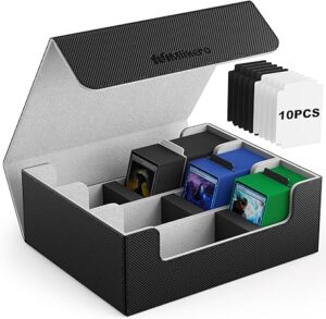 Mlikero Card Deck Case for Trading Cards 1800+,