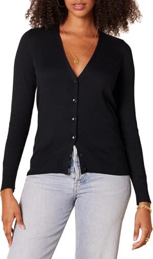 Amazon Essentials Women's Lightweight V-Neck