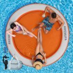 8ft Water Hammock 8 inches Thick Round Float Ring