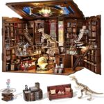 Book Nook Kit, DIY Miniature Dollhouse Booknook
