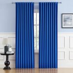 DUALIFE Royal Blue Curtains Room Darkening