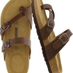 CUSHIONAIRE Women's Luna Cork Footbed Sandal With