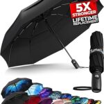 TUMELLA Strongest Windproof Travel Umbrella