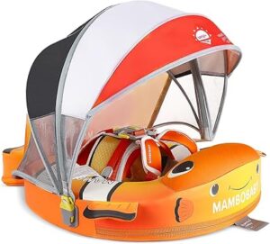 Mambobaby Baby Pool Float with Canopy,