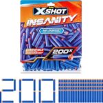 XSHOT Insanity 200 Dart Refill Pack by ZURU,