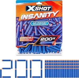 XSHOT Insanity 200 Dart Refill Pack by ZURU,
