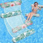 Pool Floats Adult, 2 Pack Inflatable Pool Floats,